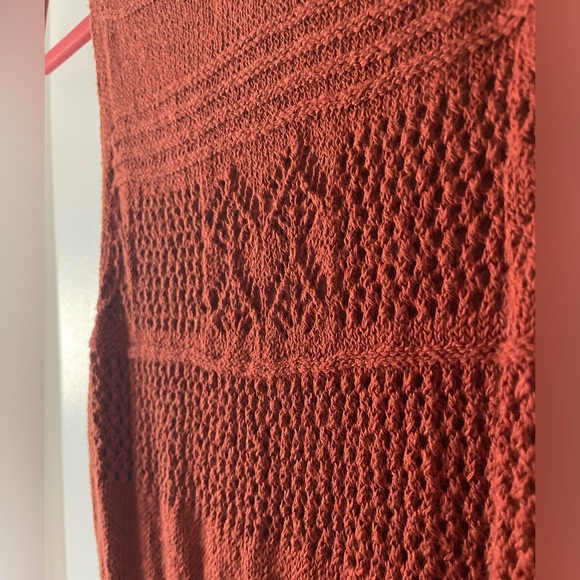 Anthropologie Crochet Knit Midi Dress XS - Picture 8 of 9